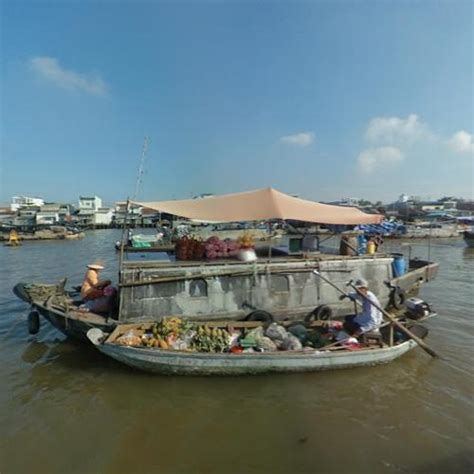 Cái Răng Floating Market in Can Tho, Vietnam (Google Maps)