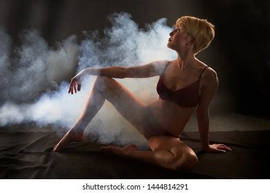 Sexy Blonde Girl During Professional Photo Stock Photo Shutterstock