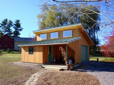 shed roof house plans with garage - Porter Bullock