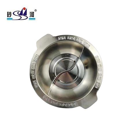Cooking Ware Stainless Steel Double Flavor Pot Hot Pot With Divider Yuanyang Pot Shahe China