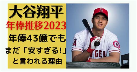 【年俸推移2023】大谷翔平は43億でも安すぎるランキングで理由を徹底解説 ~ Nonnon