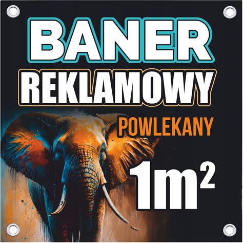 Baner Reklamowy 1m2 Oczka Co 25cm Baner Powlekany Ceny I Opinie