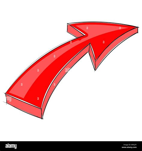 Red Up Arrow Stock Vector Image And Art Alamy