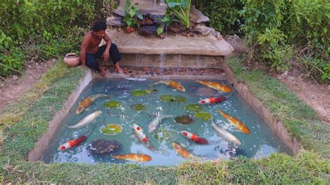 Build A Koi Pond Waterfall