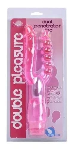 Vibrador Double Pleasure Penetración Anal Y Vaginal Placer Color Rosa