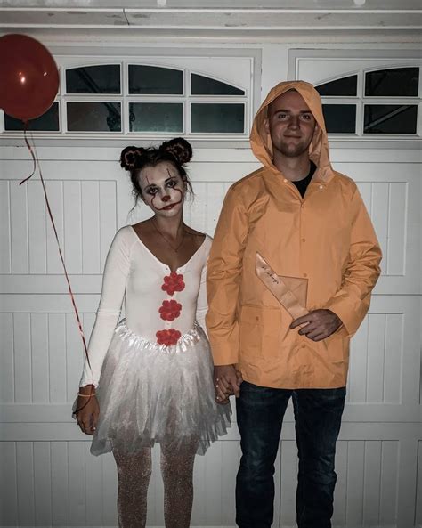 Pennywise And Georgie Halloween Costume Halloween Costumes Diy