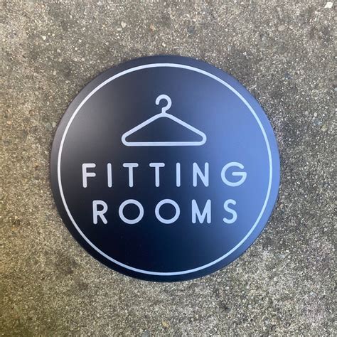 Fitting Room Sign Business Clothing Boutique Store Retail Etsy