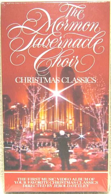 THE MORMON TABERNACLE Choir Christmas Classics Vhs 1987 Video West