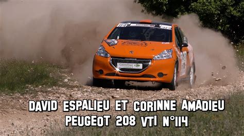 Rallye Castine Terre D Occitanie 2022 Peugeot 208 VTI N114 David