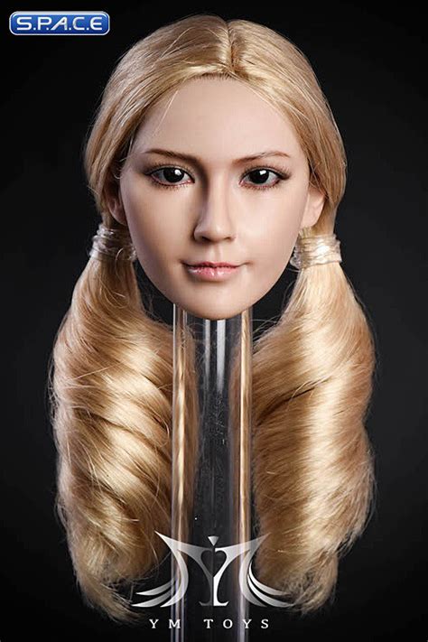 1 6 Scale Charlotte Head Sculpt Blonde Hair With Braids