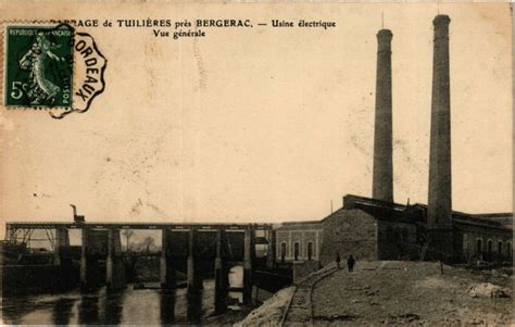 Barrage De Tuilieres Pres Bergerac Usine Lectrique Vue G N Rale