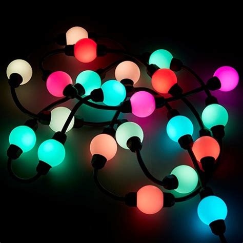 Full Color Rgb Pixel String Curtain Led D Ball China Christmas