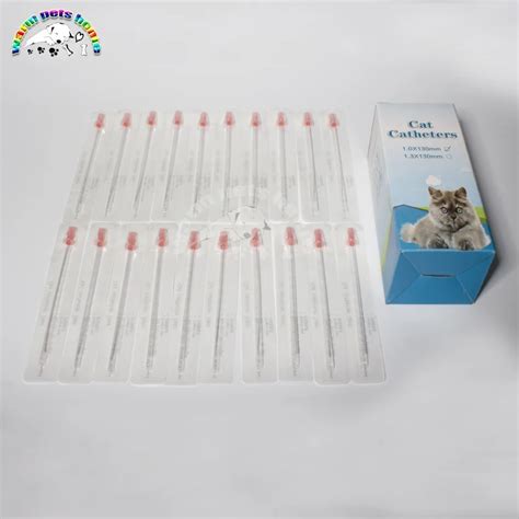 Cateteres urinários de gato 1 0mm 1 3mm luer cateter urinário pvc para