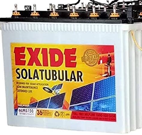 12 V Exide 6LMS150 Solatubular Battery 150 Ah At Rs 16000 In Madurai