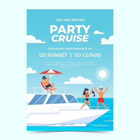 Boat Party Invitations