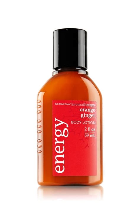 Bath And Body Works Energy Orange Ginger Aromatherapy Travel Size Body