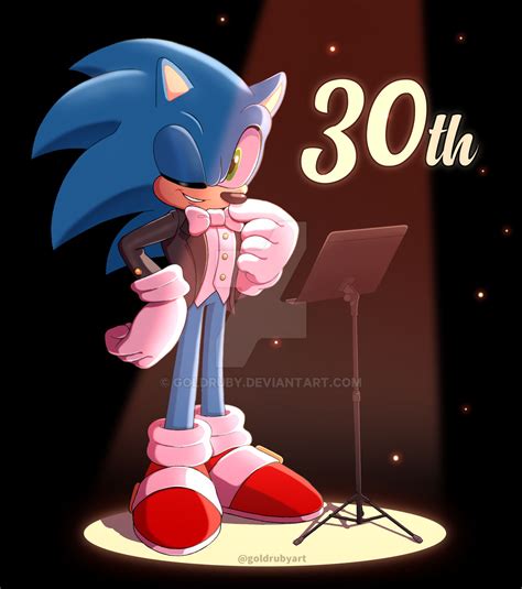 Sonic 30th Anniversary by GoldRuby on DeviantArt