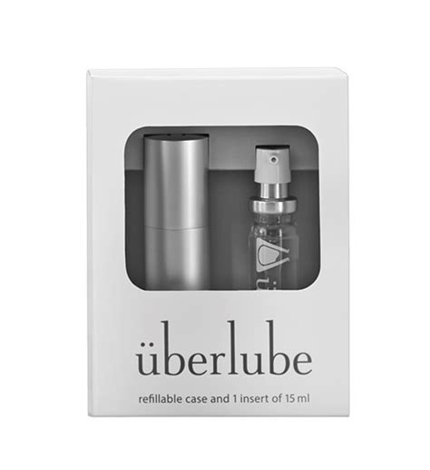 Uberlube Silicone Lubricant 15ml With Case Adult Sinsations