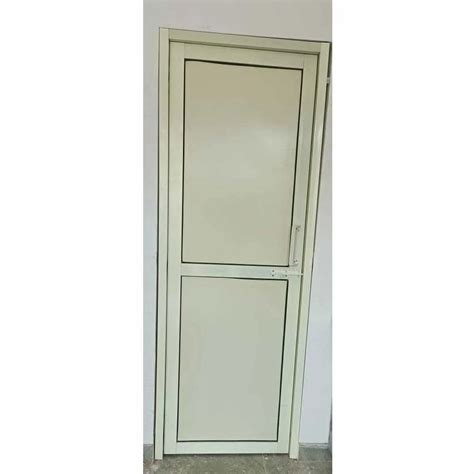 White Aluminium Hinged Door Height 90 Inch Thickness 60mm At Rs 350