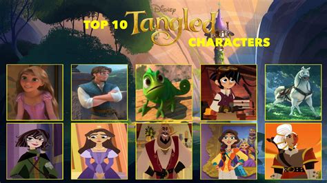 Top 10 Favourite Tangled Characters by GeoNonnyJenny on DeviantArt