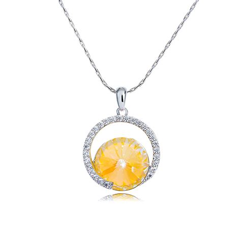 Nice Swarovski Element Casual Pendant Necklace