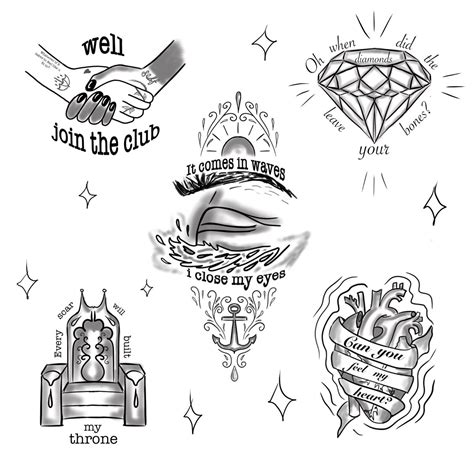 Bring me the horizon tattoo flashsheet | Bmth tattoo, Lyric tattoos, Gaming tattoo