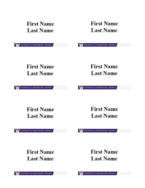 Name Tag Template Word 2010 - Free Microsoft Word Templates