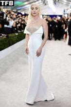 Lady Gaga Sexy Seen Flaunting Her Tits At The Screen Actors Guild Awards In Los Angeles Aznude