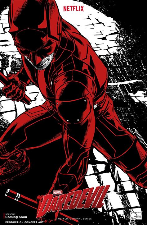 Vibrant Daredevil Season 2 Concept Art by Joe Quesada « Film Sketchr