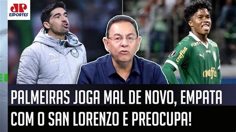 TEM UMA COISA BEM SÉRIA O que PREOCUPA no Palmeiras é que EMPATE