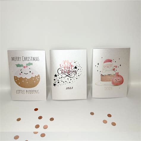 Baby's First Christmas Greeting Cards