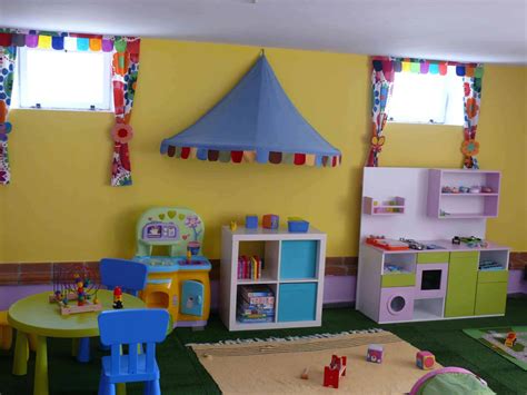 Decoración para una sala infantil de juegos