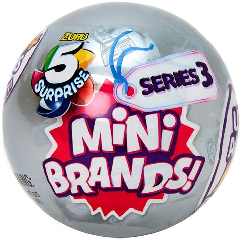 5 Surprise Mini Brands Series 3 Mystery Pack Zuru Toys - ToyWiz