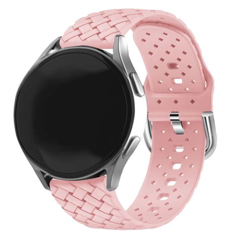 Polar Ignite Geflochtenes Silikonarmband Rosa Smartwatcharmbaender De