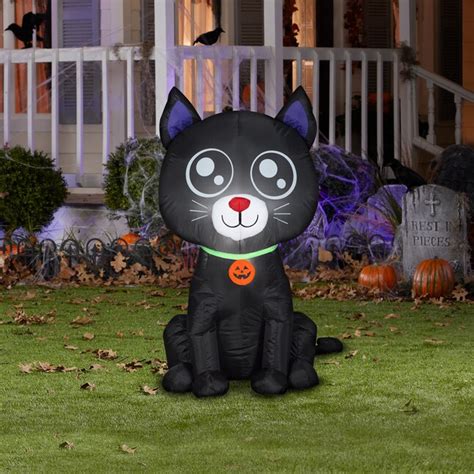 Gemmy Lighted Cat Inflatable at Lowes.com