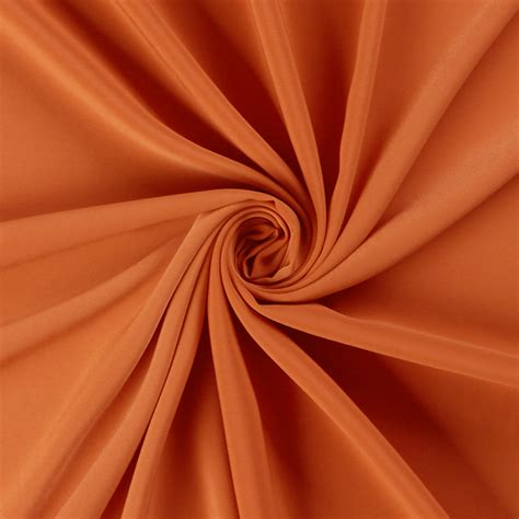 Luxury Crepe Orange Dress Fabric