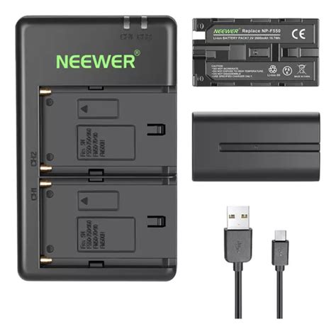 Neewer Np F Kit De Bater A Y Cargador Para Sony Led Luz Mercadolibre