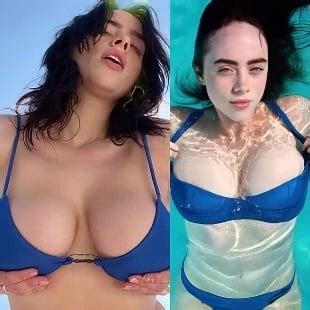 Billie Eilish Pool Boob Bounce In A Bikini