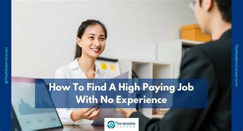 How To Find A High Paying Job With No Experience Strategies To Get A