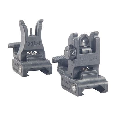 A R M S Ar 15 Polymer Sight Set Ar 15 Flip Up Polymer Sight Set Black