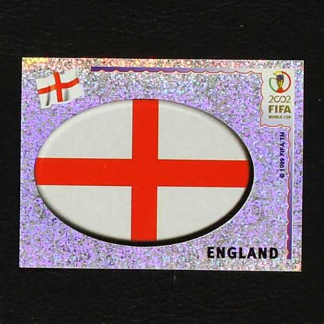 Korea Japan 2002 Nr 422 Panini Sticker England Wappen Sticker Worldwide