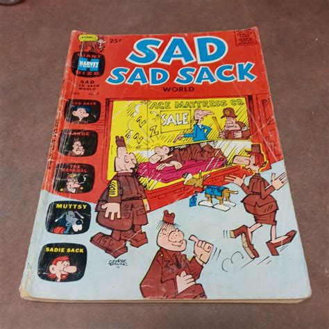 Sad Sad Sack World 17 Harvey Giant Size Comics 1968 Silver Age Cartoon