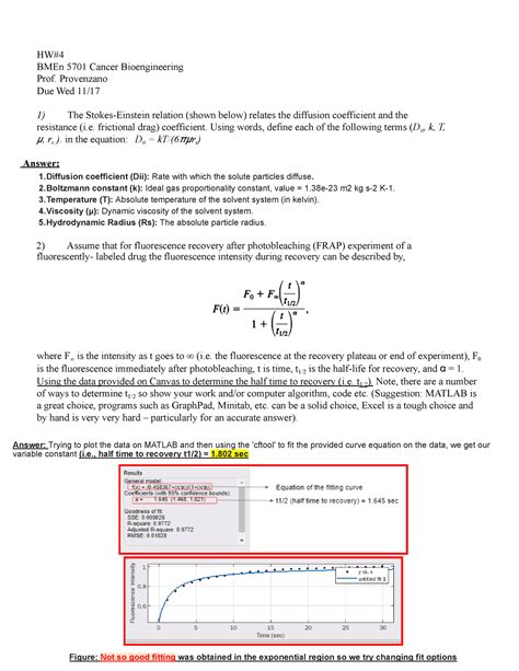 HW4 Week Assignment HW 4 Submitted By Daman Yadav BMEn 5701 Cancer