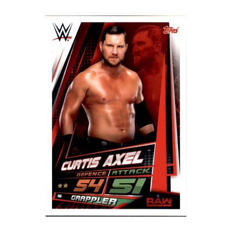 Karte 16 Curtis Axel Raw Wwe Slam Attax Universe 049