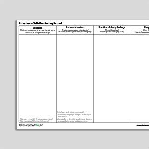 Worksheets - Psychology Tools - Worksheets Library