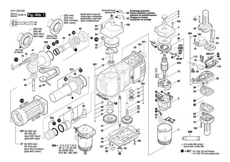 Pièces détachées pour Marteau piqueur BOSCH GSH 27 VC GSH27VC SWAP