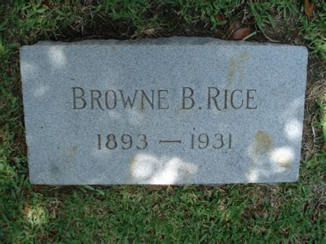 Browne Botts Rice Find A Grave Memorial