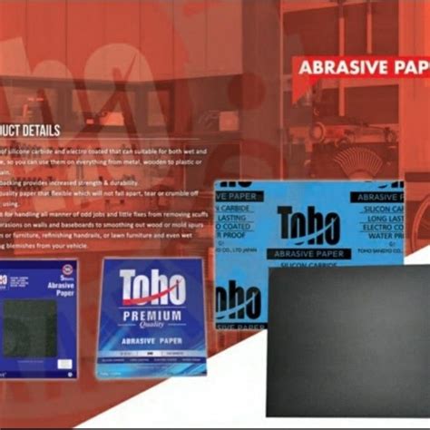 Toho Amplas Gosok Premium Kertas Amplas Grid 60 320 Lazada Indonesia