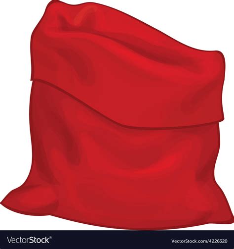 Red santa bag Royalty Free Vector Image - VectorStock