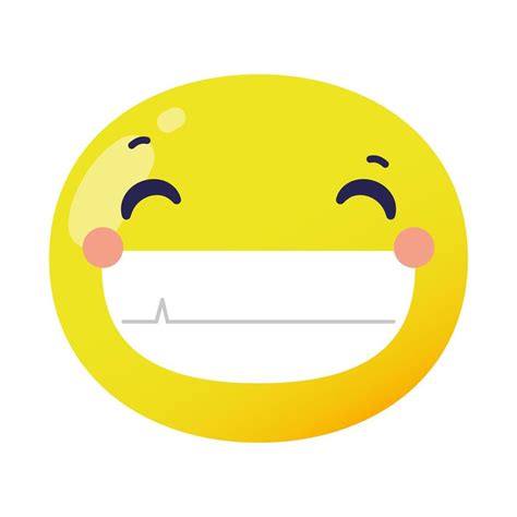 emoji face laughing classic flat style icon 2956235 Vector Art at Vecteezy